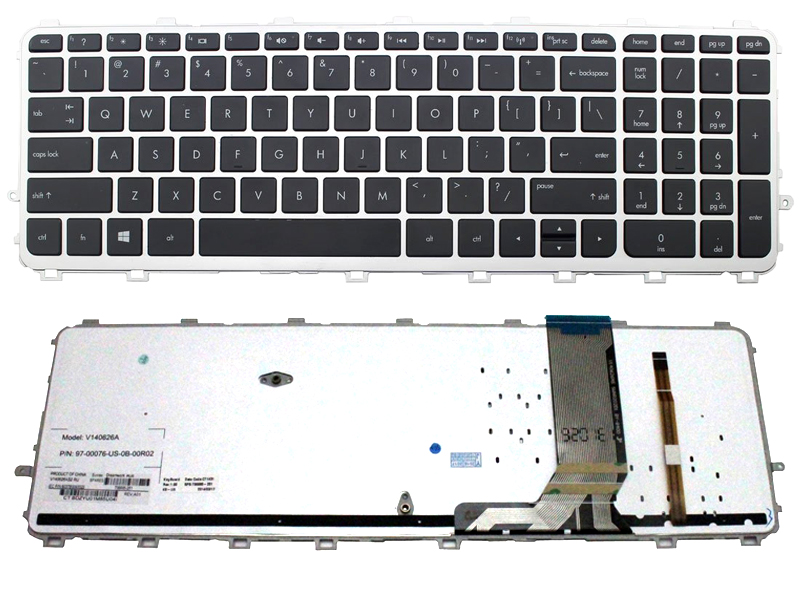 HP Envy 15-j150us Series Laptop Keyboard