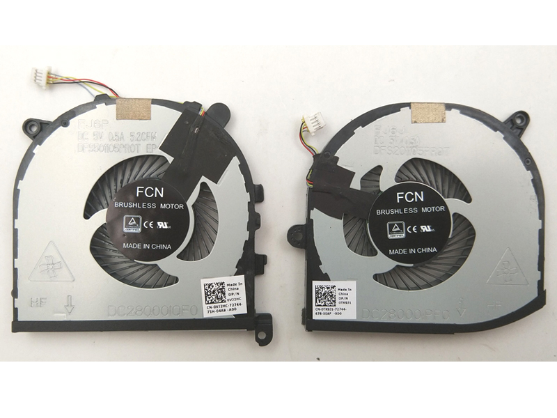 Genuine CPU & GPU Fan for Dell XPS 15 9560 Laptop