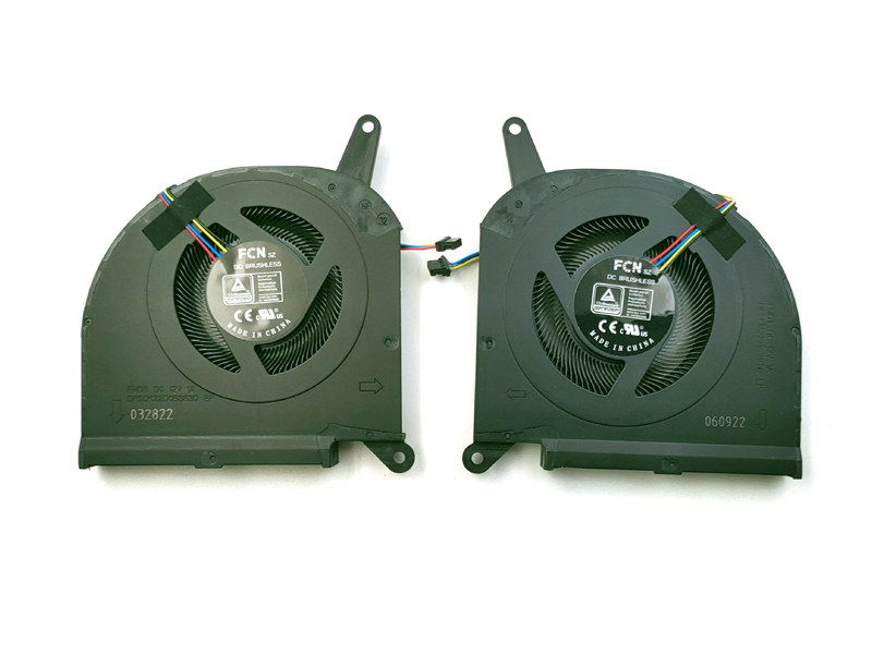 Genuine CPU & GPU Fan for Gigabyte Aorus 15G-RTX 30 Series, Aorus 15G-Intel 10th Gen Series, Aorus 17G-RTX 30 Series, Aorus 17G-Intel 10th 11th Gen Series