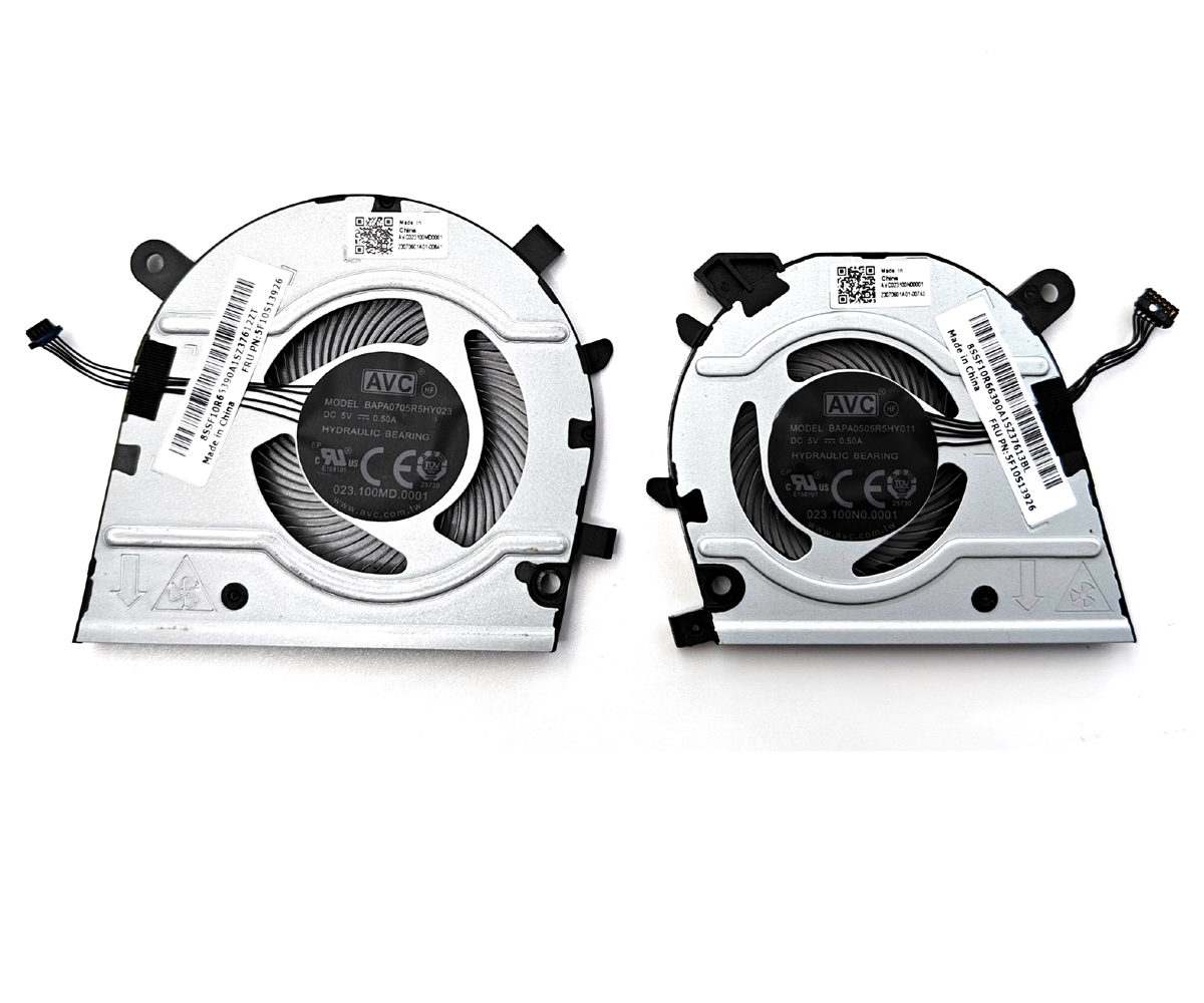 Genuine CPU & GPU Fan For Lenovo ThinkBook 13s G2 ARE, 13s G2 ITL, 13s G3 ACN Laptop