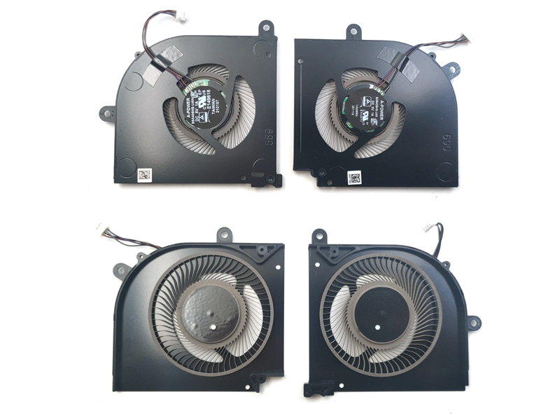 Genuine CPU & GPU Fan for MSI Stealth-15M MS-1562 MS-1563 Series Laptop