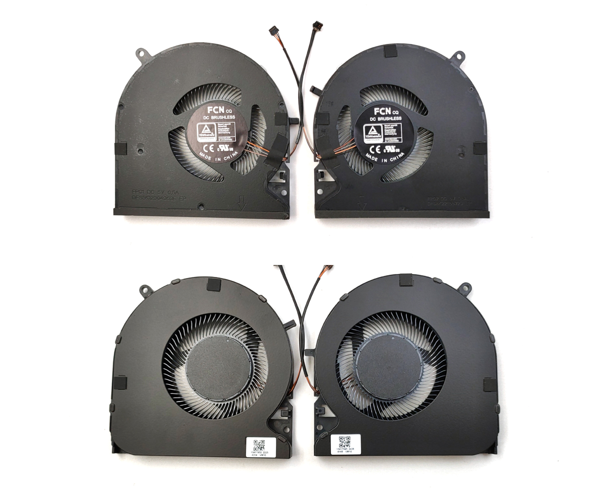 Genuine CPU + GPU Fan for Razer Blade 15 Advanced RZ09-0409 2021 Series Laptop