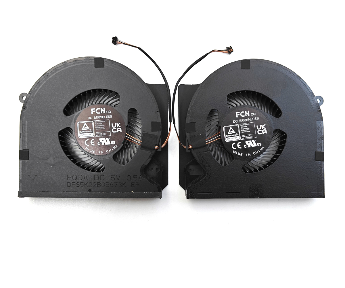 Genuine CPU + GPU Fan for Razer Blade 16 RZ09-0483 Series Laptop