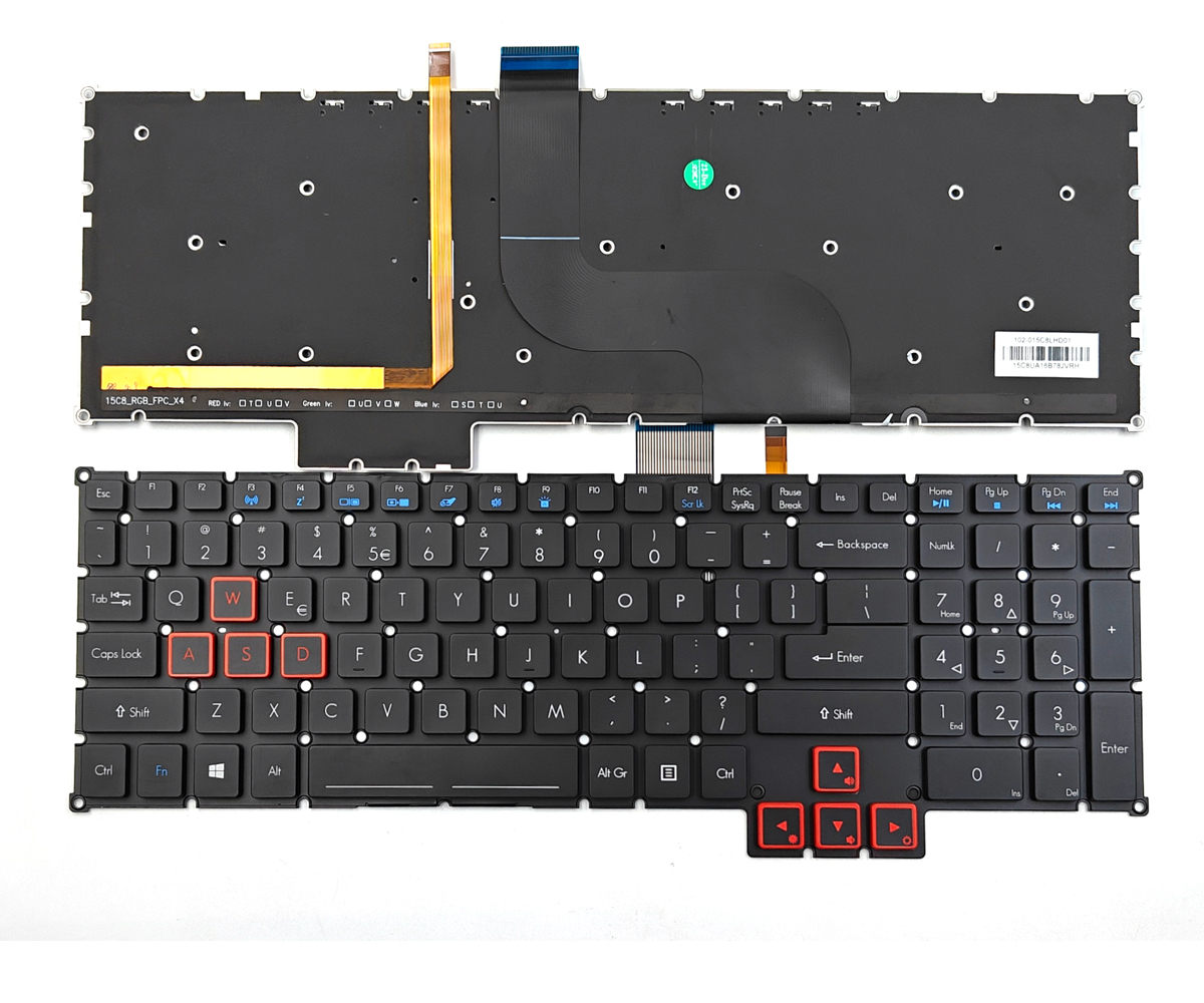 Replacement Keyboard For Acer Predator 15 G9-591, 17 G9-791 G9-792 G9-793, 17X GX-791 GX-792 Laptop