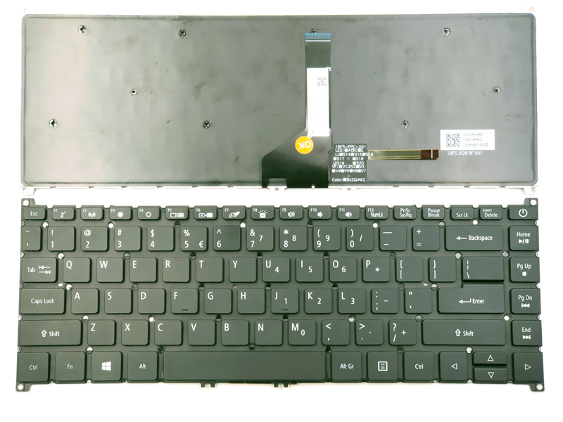 Genuine Backlit Keyboard For Acer Swift SF515-51T Series Laptop