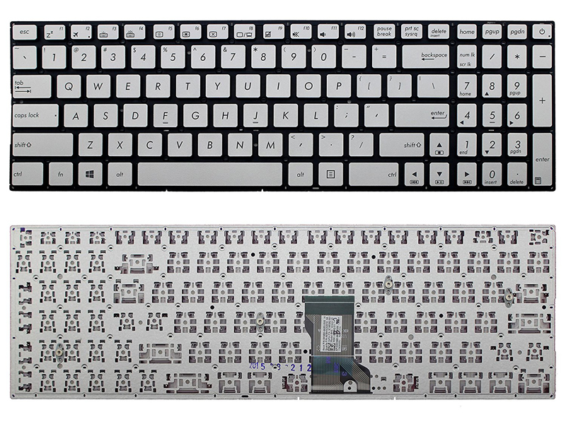 Genuine Silver Keyboard for ASUS G501 Q501 N501 UX501 UX501JW N541 Series Laptop Keyboard