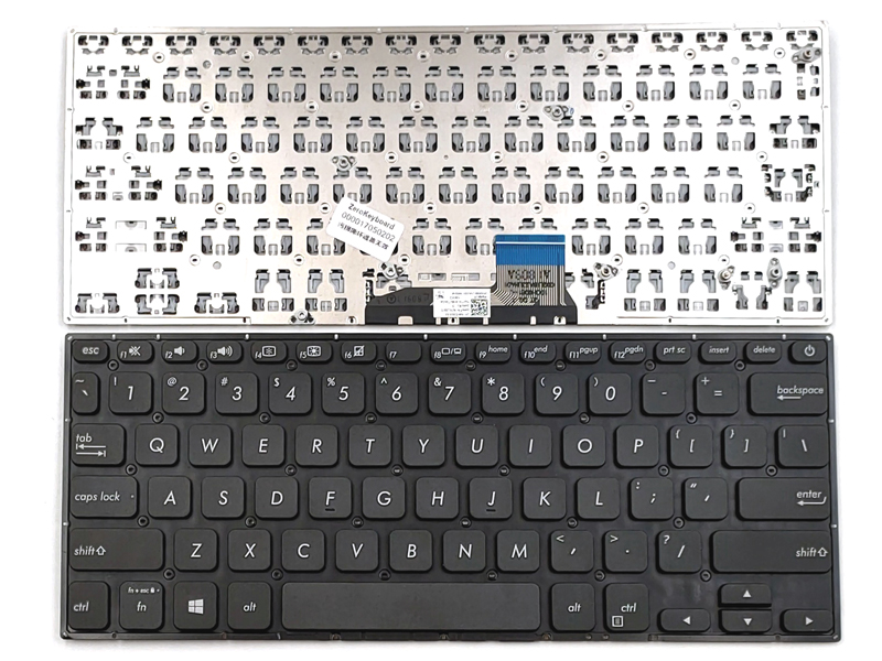 Laptop Keyboard for Asus 04GNWT1KUS00-3 9J.N1M82.301 V111362AS1 Black US