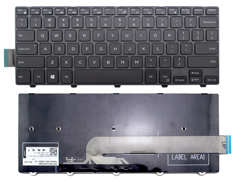 Genuine Dell Inspiron 14-3000 3441 3442 3446 3448 3451 3452 Keyboard -- Without Backlit