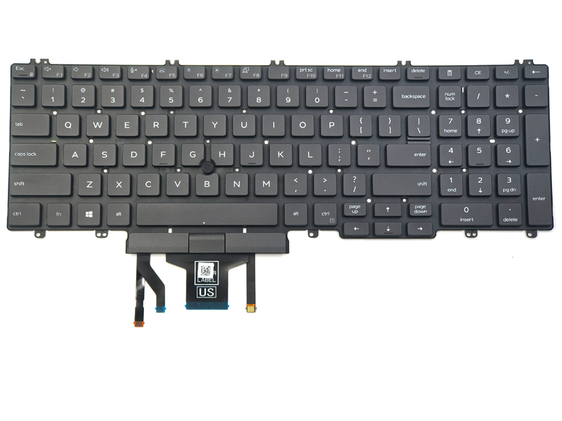 Genuine Backlit Keyboard for Latitude 5500 5501 5510 5511 Precision 3540 3541 3550 3551 Laptop