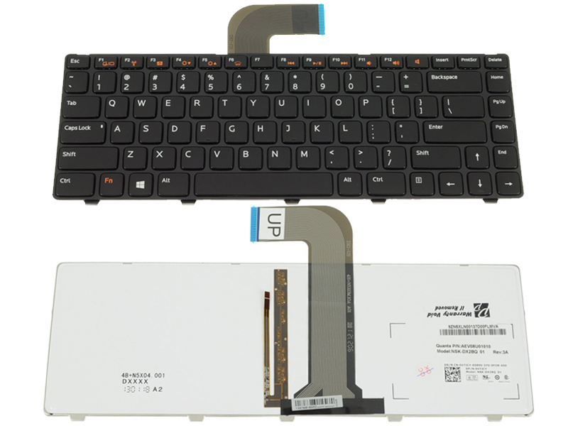 Genuine DELL Inspiron 14R-7420 15R-7520 Laptop Keyboard -- with Backlit