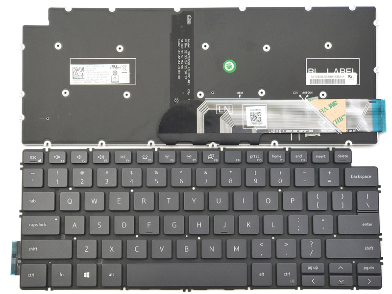 Genuine Backlit Keyboard for Dell Inspiron 5390 5391 5493 5498 7391 7490 7491 Laptop