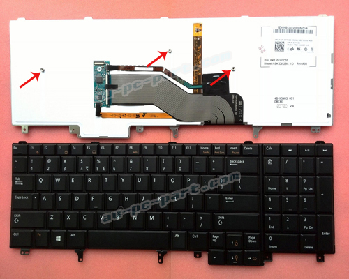 Original Dell Latitude E5520 E6520 E6540 Series Laptop Keyboard -- With Pointing Stick (Pointer), With Backlit