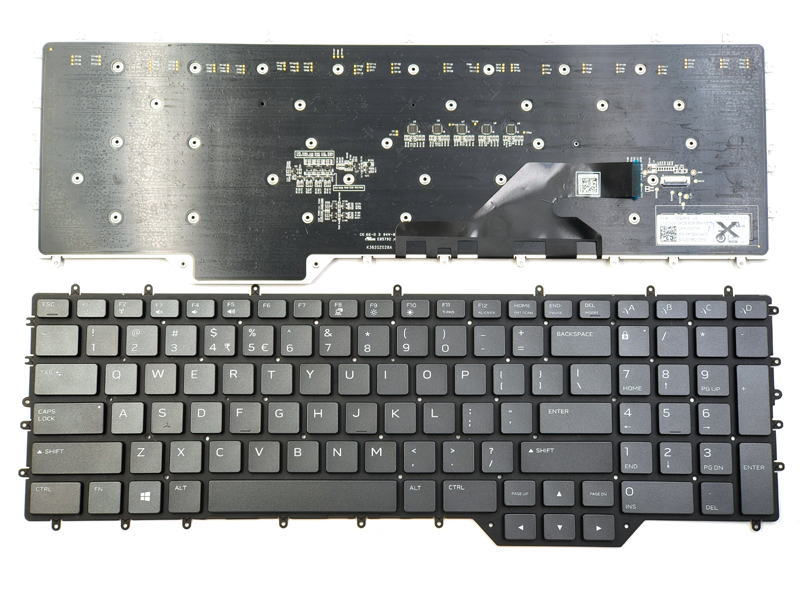 Genuine Per Key RGB Backlit Keyboard For Dell Alienware M17 R2 R3 Laptop