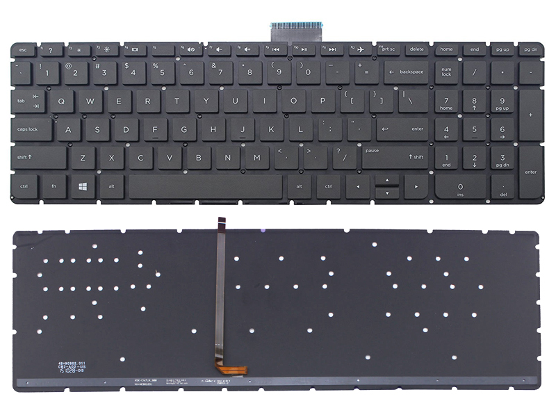 Genuine New HP Pavilion 15-AB 15-AK 15-AU 15-AW 15-BC 15-BK 15-CB 17-AB 17-G Series Backlit Keyboard