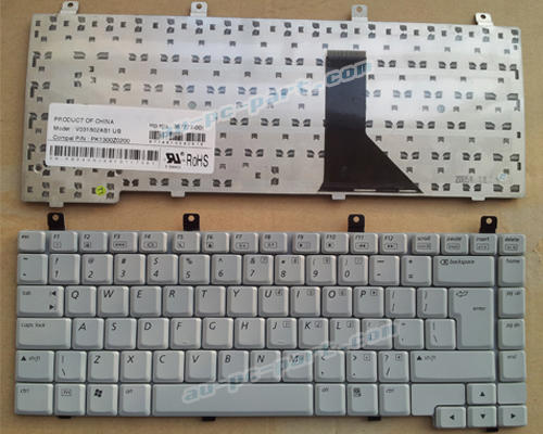 White Color HP Compaq Presario R3000 Series Laptop Keyboard