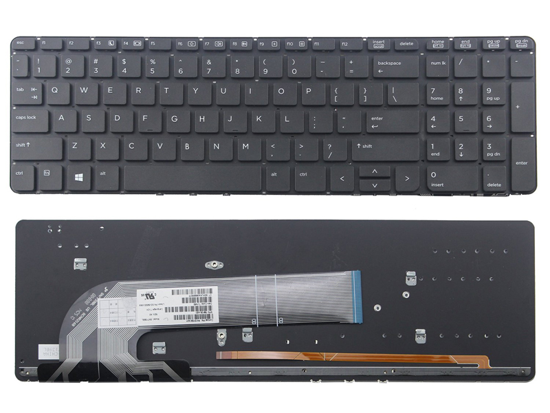 Genuine HP Probook 450 G0, 450 G1, 455 G1, 470 G1 Laptop Backlit Keyboard  -- without Frame