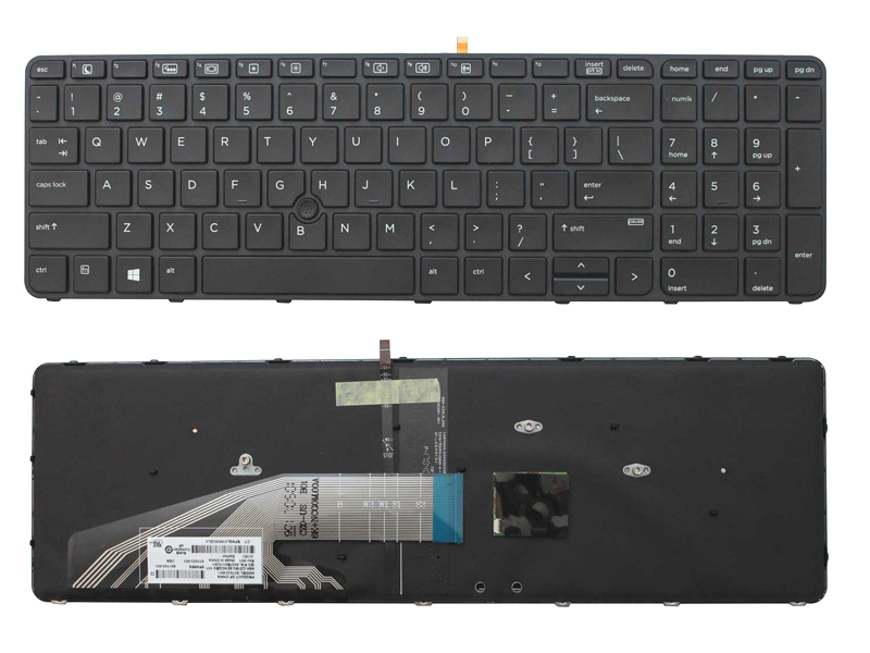 Genuine HP ProBook 450 G3, 455 G3, 470 G3 Backlit Keyboard