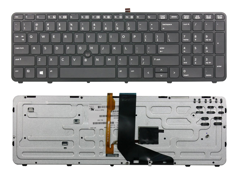 Genuine HP Zbook 15 17 Series Laptop Keyboard