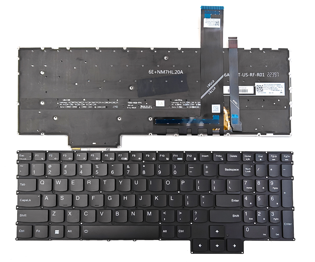 Genuine RGB Backlit Keyboard for Lenovo Legion Pro 5 16ARX8 16IRX8, Legion Pro 7 16ARX8H 16IRX8H, Y9000P 2023, R9000P 2023 Laptop