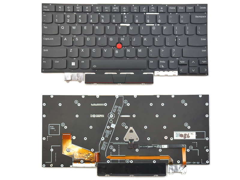 Genuine Lenovo Thinkpad X1 Carbon 9th Gen 2021 Series Backlit Keyboard