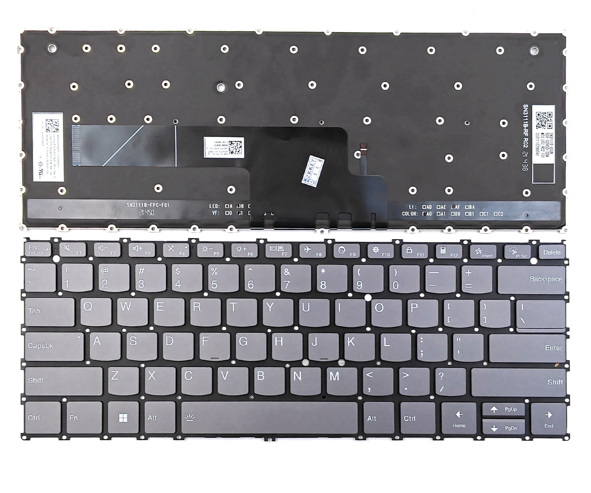 Genuine Backlit Keyboard for Lenovo ThinkBook 13x G2 IAP, Yoga Slim 7 Carbon 13IAP7 13IRP8 Laptop