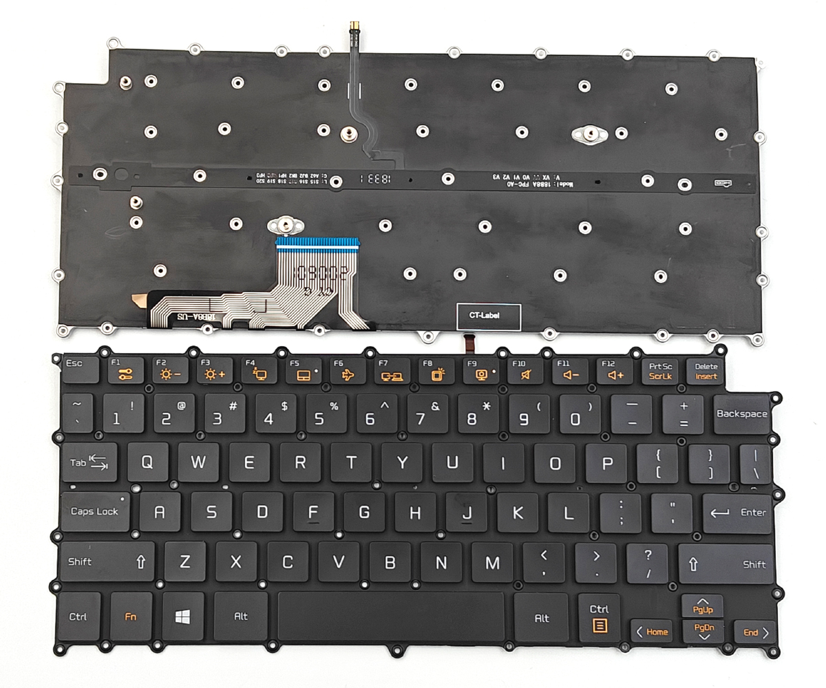Replacement Backlit Keyboard for LG Gram 13Z980 13Z990 14Z980 14Z990 Series Laptop