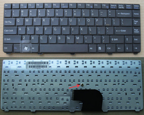 New Sony VAIO VGN-C Series Laptop Keyboard Black
