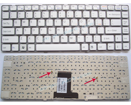 Genuine New  SONY VAIO VPCEA, VPC-EA Series Laptop Keyboard White